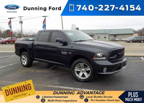 2018 Ram 1500 4WD 4D Crew Cab / Truck Sport - cars & trucks - by... for sale in Cambridge, OH