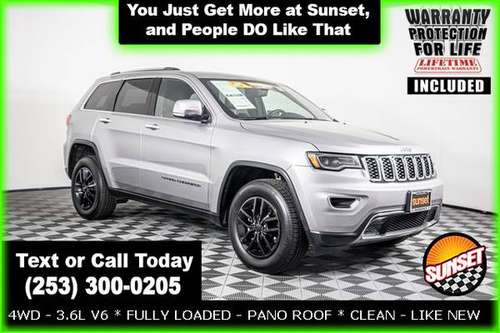 2017 Jeep Grand Cherokee 4x4 4WD Limited AWD SUV WARRANTY - cars & for sale in Sumner, WA