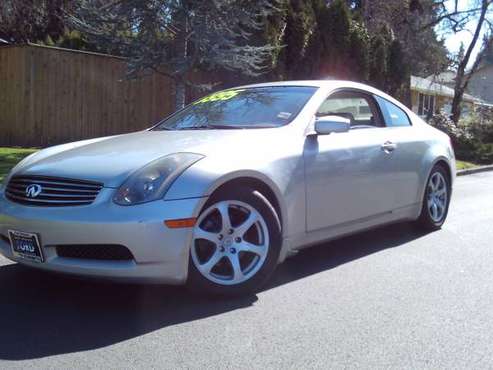 2003 INFINITI G35 Coupe 2dr Cpe Auto w/Leather with... for sale in Vancouver, OR