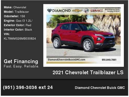 2021 Chevrolet Chevy Trailblazer LS Lower Price - Call/Email Make... for sale in Banning, CA