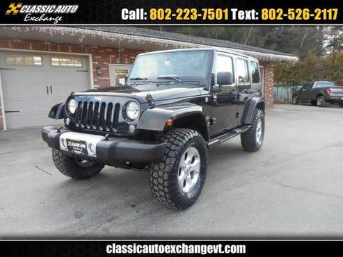 2015 Jeep Wrangler Unlimited Sahara 4WD - cars & trucks - by dealer... for sale in BERLIN, VT