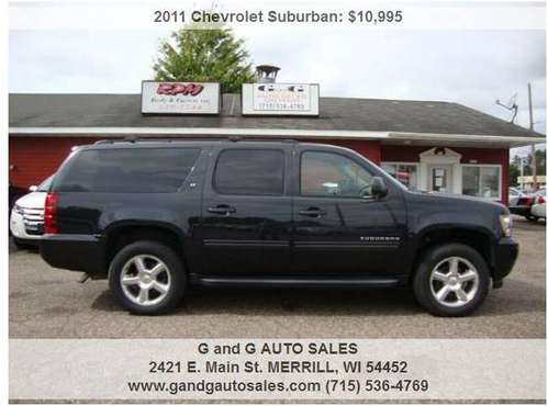 2011 Chevrolet Suburban LT 1500 4x4 4dr SUV 194789 Miles - cars &... for sale in Merrill, WI
