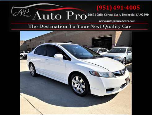 2010 HONDA CIVIC LX 152, 000MILES CLEAN TITLE & CARFAX - cars & for sale in Temecula, CA