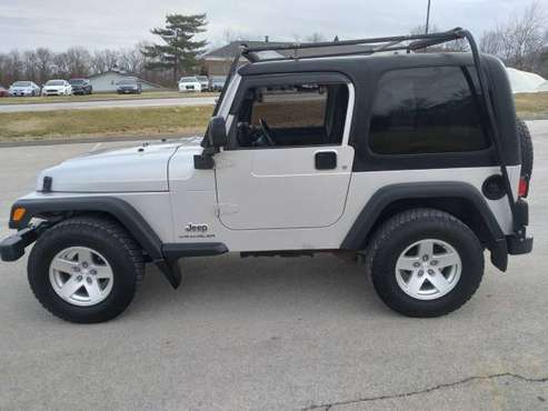 JEEP WRANGLER SE/TJ 2003 4X4 5 SPEED 4 CYL 100603 MILES - cars & for sale in Saint Louis, MO