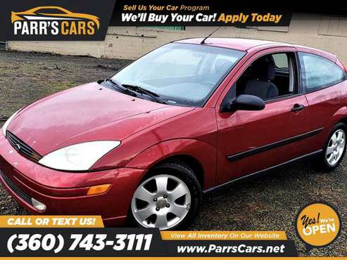 2001 Ford Focus ZX3 ZX 3 ZX-3 PRICED TO SELL! - - by for sale in Longview, OR