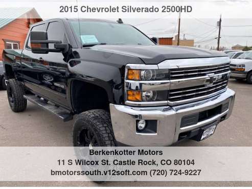 2015 Chevrolet Silverado 2500HD LT with - cars & trucks - by dealer... for sale in Castle Rock, CO