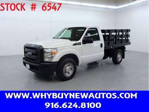 2012 Ford F250 ~ 8ft. Stake Bed ~ Only 27K Miles! - cars & trucks -... for sale in Rocklin, OR