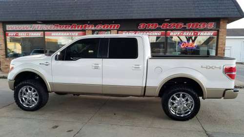 2012 FORD F150 CREW 4X4 KING RANCH !! - cars & trucks - by dealer -... for sale in Cedar Rapids, IA