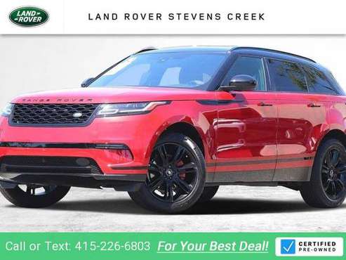 2019 Land Rover Range Rover Velar P250 S suv Firenze Red Metallic for sale in San Jose, CA