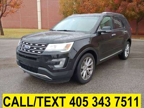 2017 FORD EXPLORER LIMITED! 3RD ROW LOW MILES! LEATHER! NAV! MUST... for sale in Norman, TX