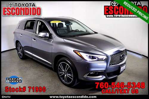 2018 INFINITI QX60 FWD CVT 3 5L V6 20 Wheel & Tire Package - LOW for sale in Escondido, CA