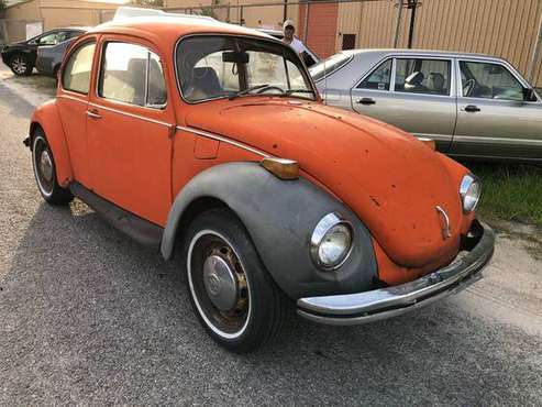 1972 Volkswagen Beetle Classic Un-Restore Needs work Runs/Drive for sale in TAMPA, FL