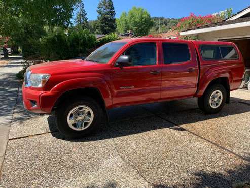 2014 Toyota Tacoma Double Cab w/ CamperShell for sale in Los Gatos, CA