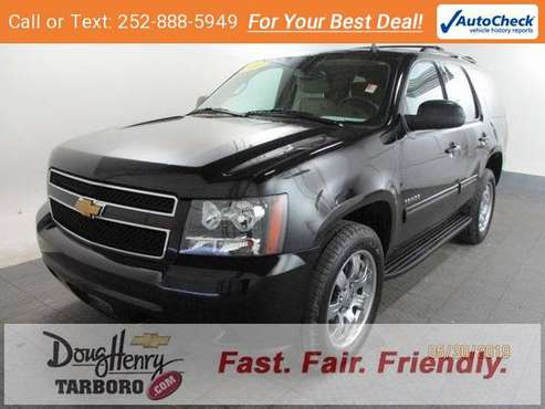 2013 Chevy Chevrolet Tahoe LS suv Black for sale in Tarboro, NC