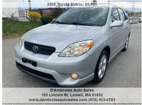 2008 Toyota Matrix XR 4dr Wagon ONE OWNER 90 DAY WARRANTY! - cars for sale in Lowell, MA