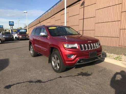 2015 Jeep Grand Cherokee Overland hatchback Deep Cherry Red Crystal for sale in Post Falls, ID