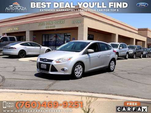 2012 Ford *Focus* SE HB $179/mo One Owner, Low Miles - cars & trucks... for sale in Palm Desert , CA