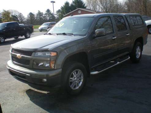 2011 CHEVY COLORADO LT CREW CAB 4X4 AUTO A/C CAP RUNS GREAT - cars & for sale in Pataskala, OH