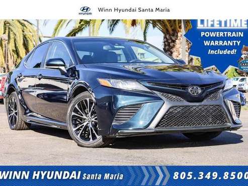 2018 Toyota Camry SE sedan Blue - - by dealer for sale in Santa Maria, CA