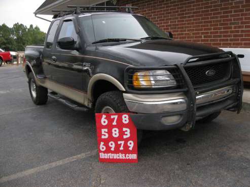 2000 FORD F150 LARIAT 4X4 EXTENDED CAB FOUR WHEEL DRIVE for sale in Locust Grove, GA