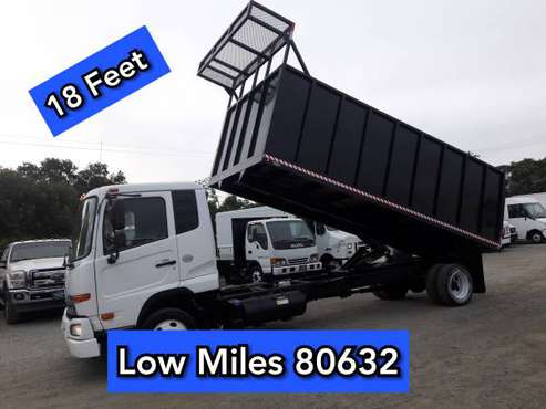 2012 NISSAN UD 2000 18 FEET DUMP TRUCK LOW MILES 80632 - cars &... for sale in San Jose, CA
