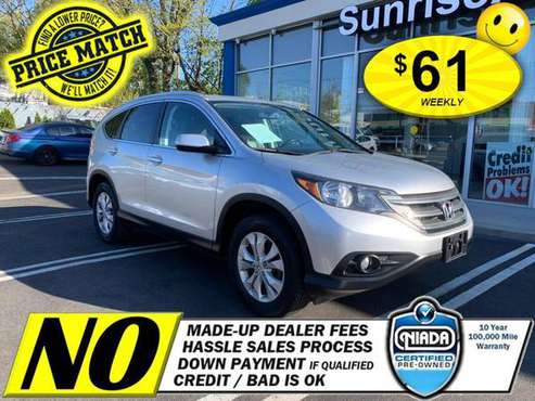 2013 Honda CR-V AWD 5dr EX-L 61 Per Week! You Own It! - cars & for sale in Elmont, NY