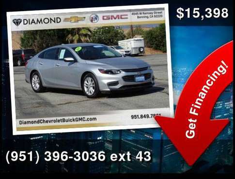 2017 Chevrolet Chevy Malibu LT Lower Price - Call/Email - Make Offer... for sale in Banning, CA