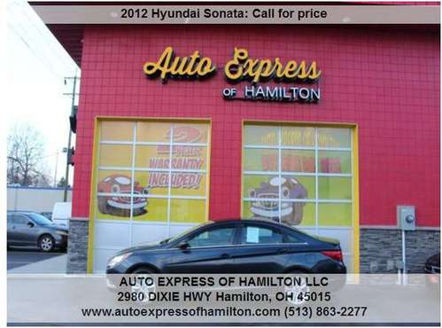 2012 Hyundai Sonata $599 Down+TAX BUY HERE PAY HERE - cars & trucks... for sale in Hamilton, OH