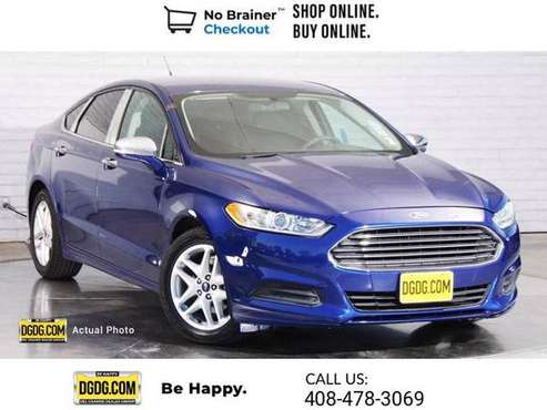 2015 Ford Fusion SE sedan Deep Impact Blue - - by for sale in San Jose, CA