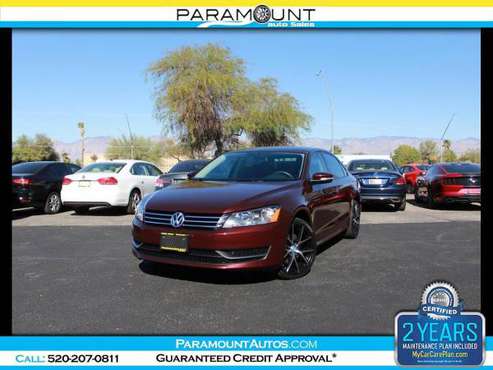 2013 Volkswagen Passat 2.5L S - cars & trucks - by dealer - vehicle... for sale in Tucson, AZ