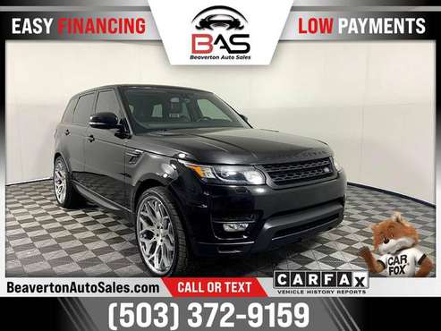 2015 Land Rover Range Rover Sport Supercharged FOR ONLY 524/mo! for sale in Beaverton, OR