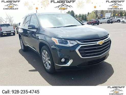 2019 Chevy Chevrolet Traverse Premier suv Gray - - by for sale in Flagstaff, AZ
