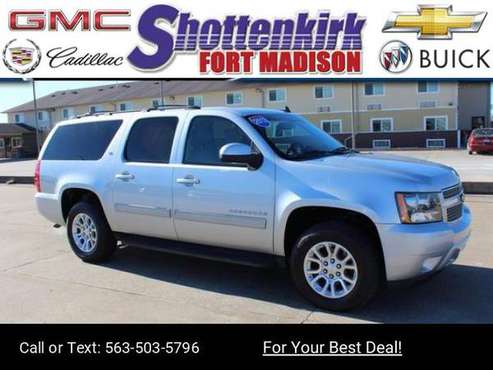 2013 Chevy Chevrolet Suburban LT suv Silver - cars & trucks - by... for sale in Fort Madison, IA