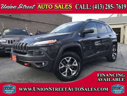 REDUCED!! 2016 Jeep Cherokee Trailhawk 4WD!! LOADED!!-western... for sale in West Springfield, MA
