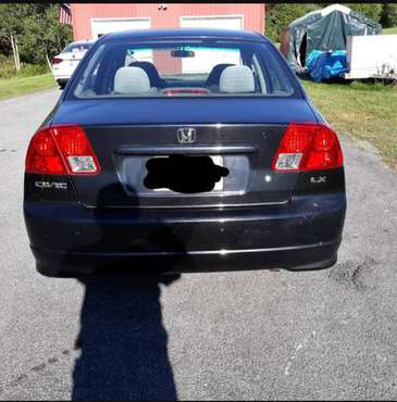 2004 Black Honda Civic - cars & trucks - by owner - vehicle... for sale in Watervliet, NY