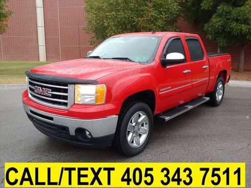 2013 GMC SIERRA CREW CAB SLE 4X4 SUPER LOW MILES! CLEAN CARFAX!... for sale in Norman, KS
