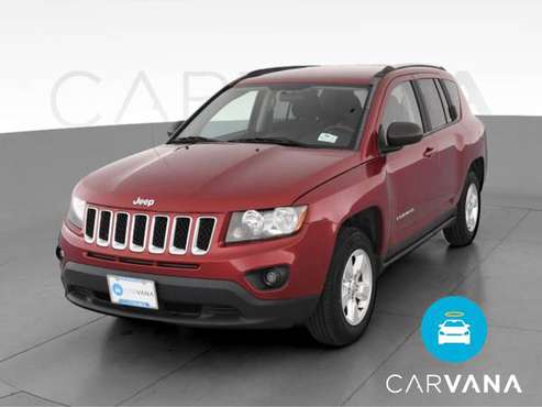 2014 Jeep Compass Sport SUV 4D suv Burgundy - FINANCE ONLINE - cars... for sale in NEWARK, NY