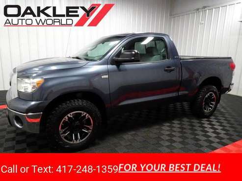 2007 Toyota Tundra 4WD Regular Cab pickup Charcoal - cars & trucks -... for sale in Branson West, MO