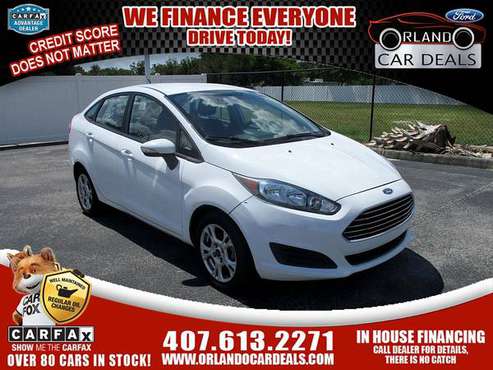 2016 Ford Fiesta NO Credit Check Loans--- Buy Here Pay Here--- In... for sale in Maitland, FL