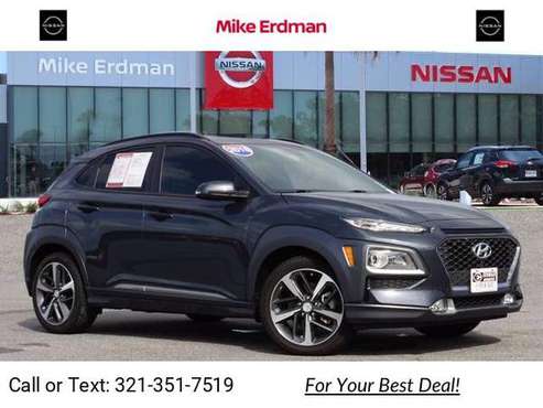 2018 Hyundai Kona Limited suv Gray - cars & trucks - by dealer -... for sale in Cocoa, FL