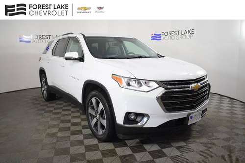 2018 Chevrolet Traverse AWD All Wheel Drive Chevy LT Leather SUV for sale in Forest Lake, MN