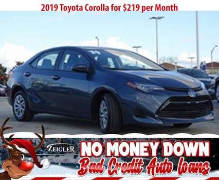$219/mo 2019 Toyota Corolla Bad Credit & No Money Down OK - cars &... for sale in Bloomingdale, IL