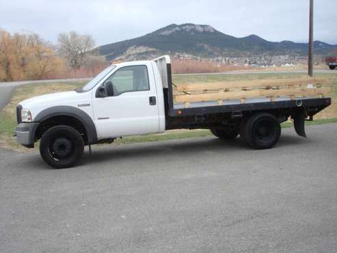 2005 Ford F450 Flatbed 6 0L diesel - - by dealer for sale in Helena, MT