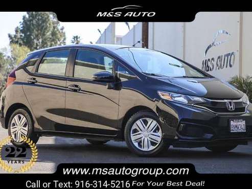 2019 Honda Fit LX hatchback Crystal Black Pearl - - by for sale in Sacramento , CA