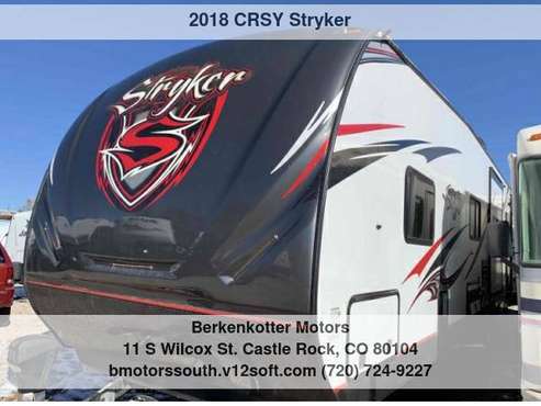2018 Cruiser RV Stryker Buy Here, Pay Here Program Available - cars... for sale in Castle Rock, CO
