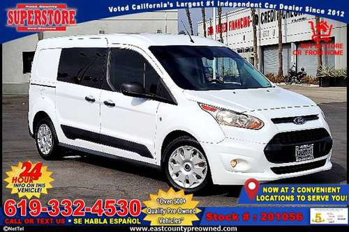 2016 FORD TRANSIT CONNECT XLT VAN-EZ FINANCING-LOW DOWN! - cars &... for sale in El Cajon, CA