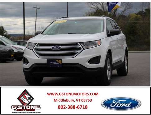 2017 FORD EDGE SE AWD CERTIFIED PRE-OWNED! - - by for sale in Middlebury, VT