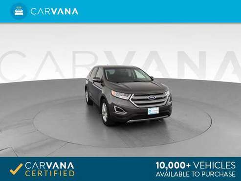 2018 Ford Edge Titanium Sport Utility 4D suv GRAY - FINANCE ONLINE for sale in Chicago, IL