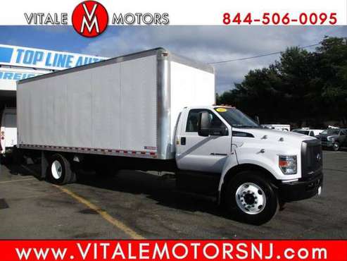 2016 Ford Super Duty F-650 Straight Frame 24 FOOT BOX TRUCK W/ LIFT... for sale in south amboy, VA