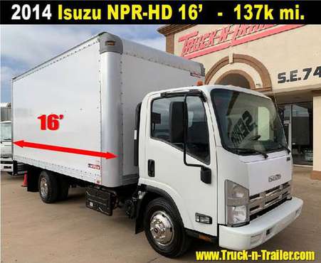 2014 Isuzu NPR-HD 16' Diesel 137K Miles Financing! for sale in Oklahoma City, OK